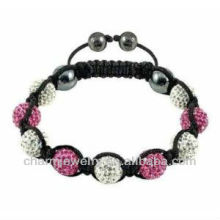 La pulsera al por mayor del shamballa rebordea la pulsera original BRS-0011 del shamballa